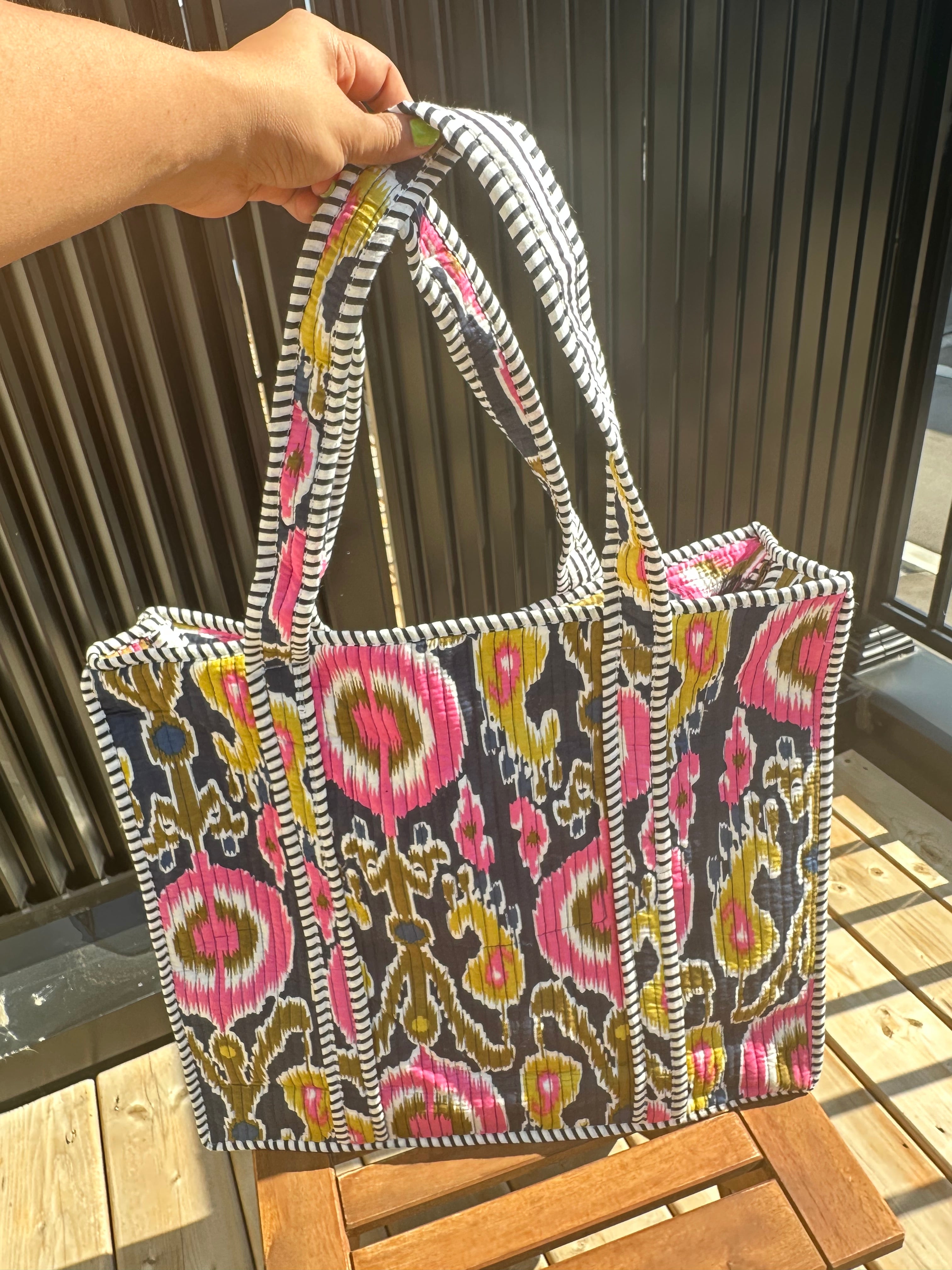 Quilted Tote Bag
