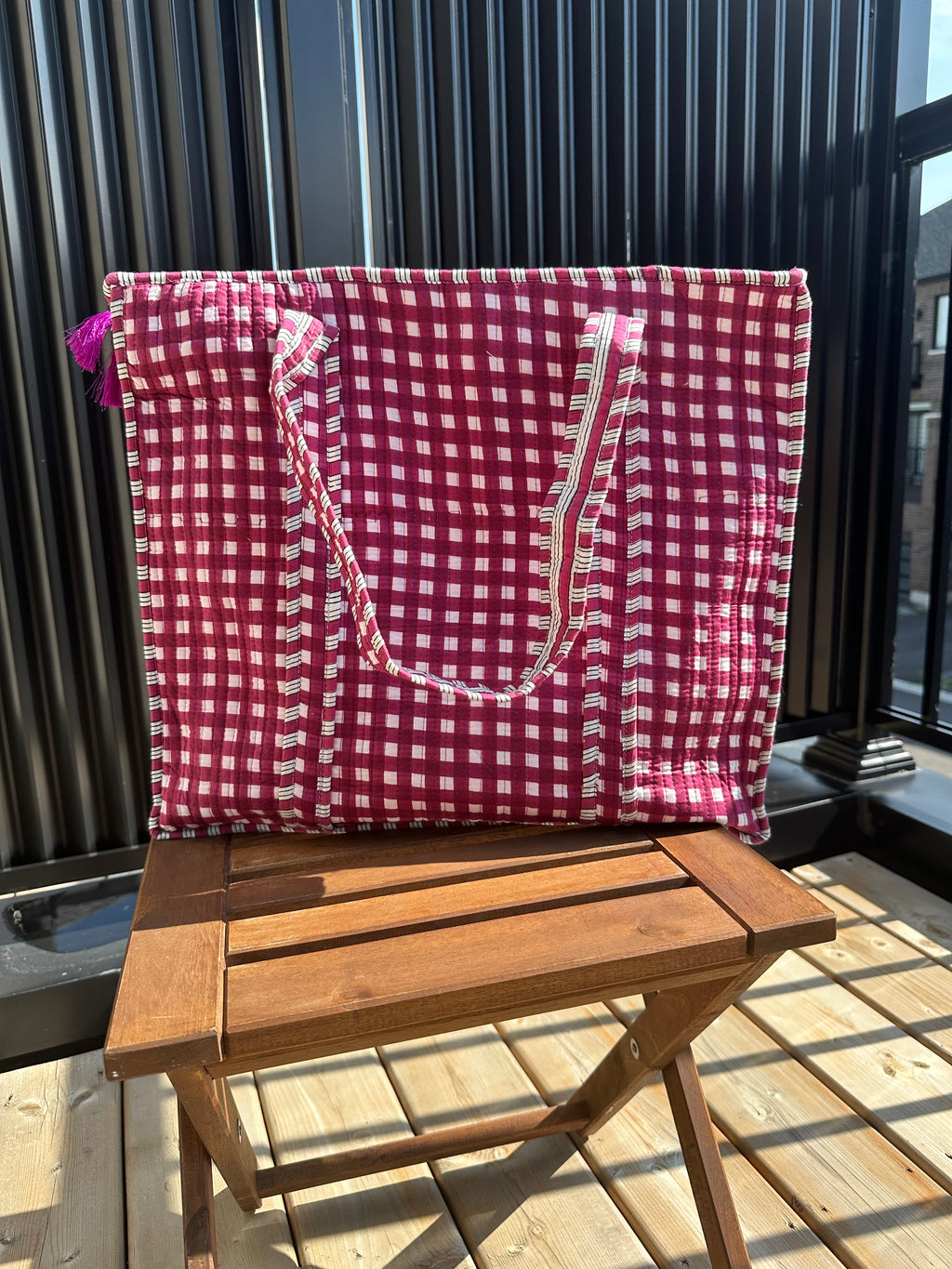 Quilted Tote Bag
