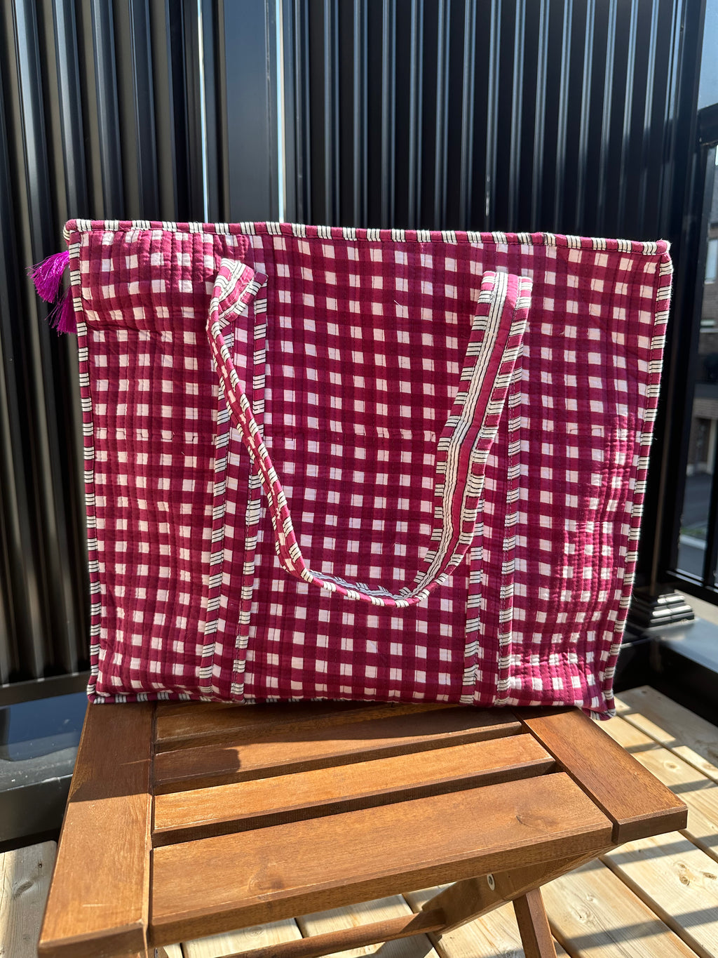Quilted Tote Bag