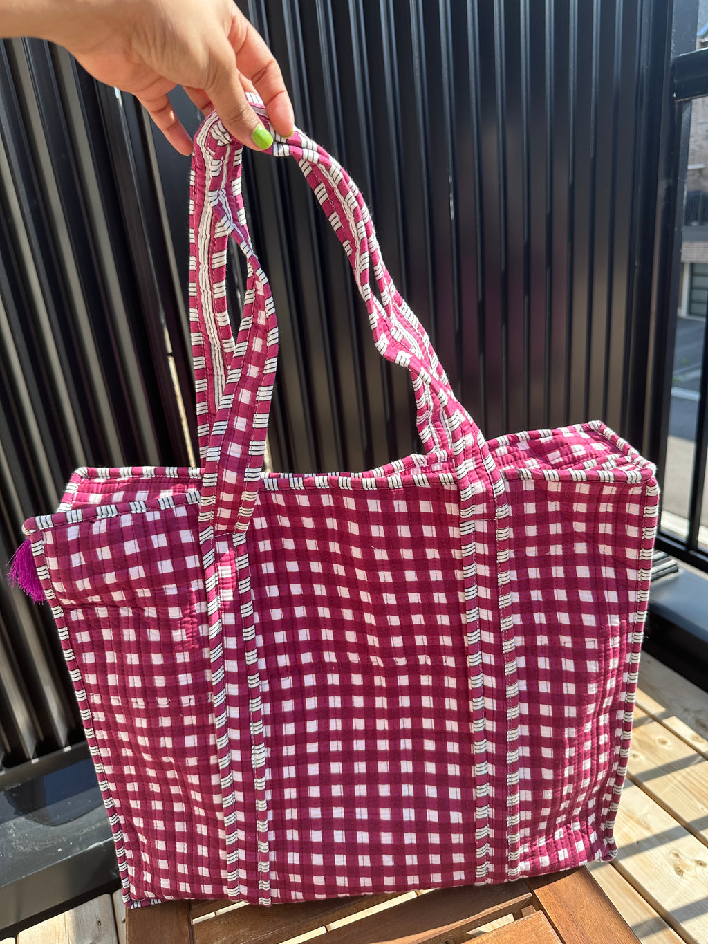 Quilted Tote Bag
