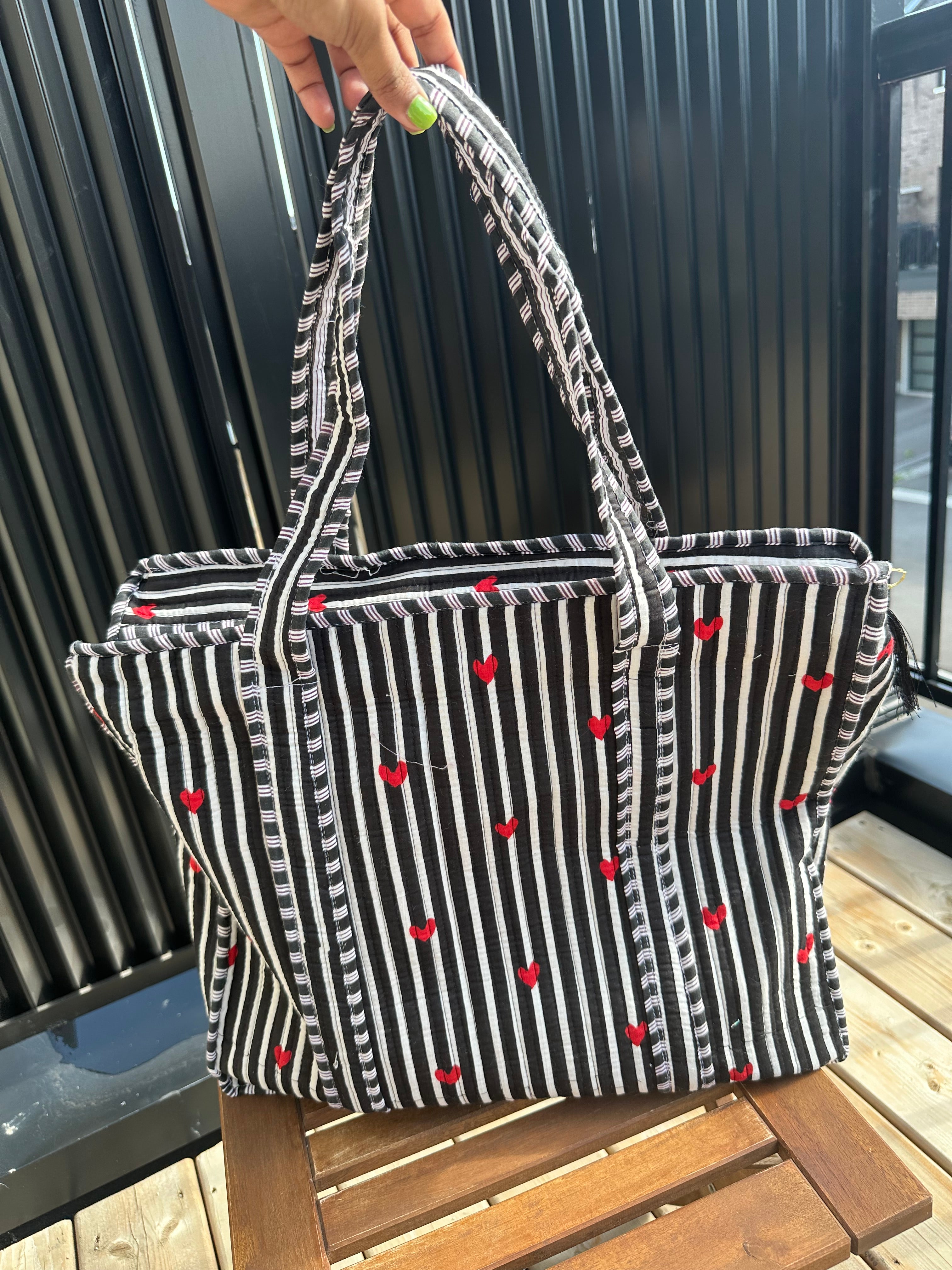 Quilted Tote Bag