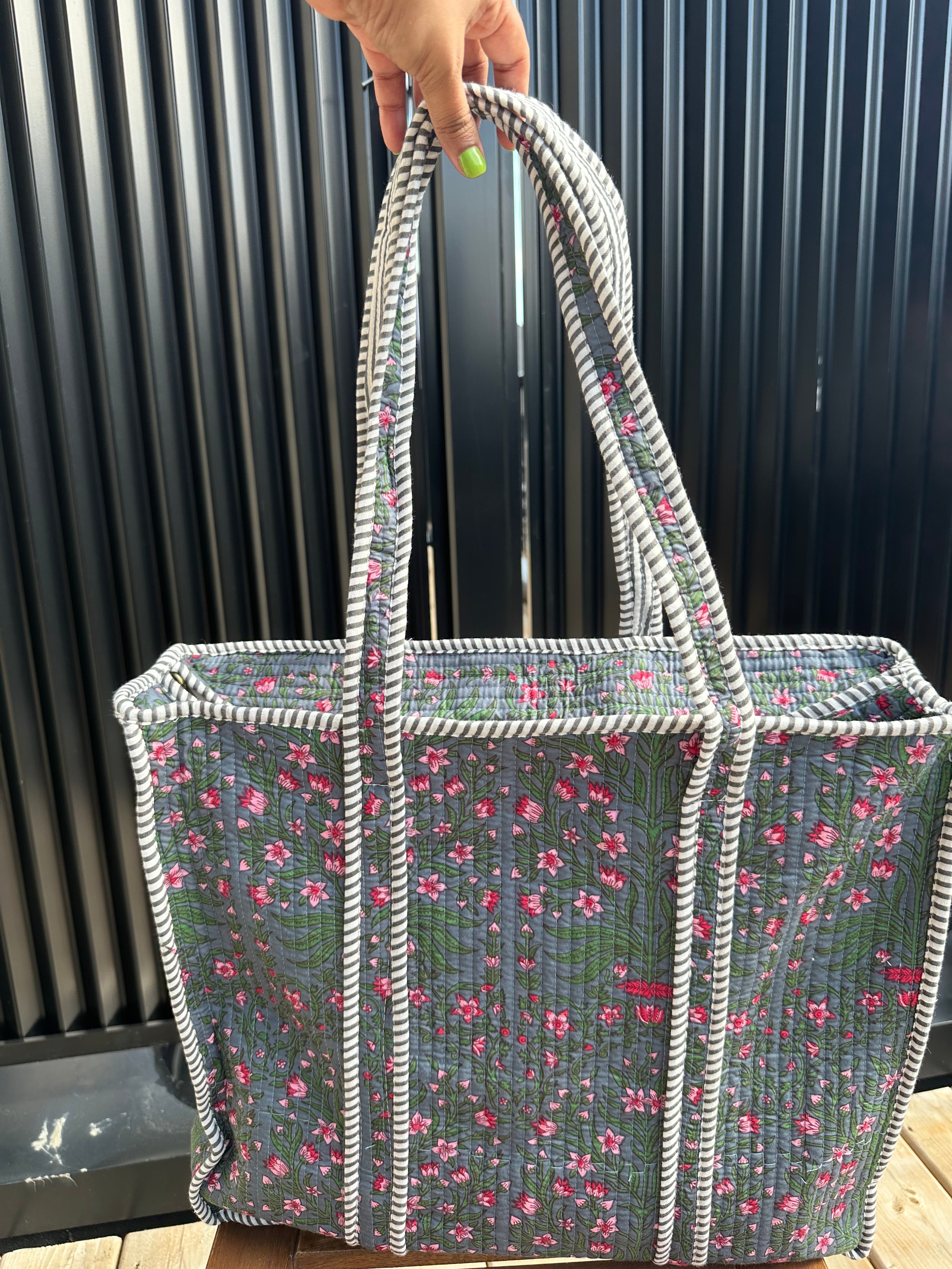 Quilted Tote Bag
